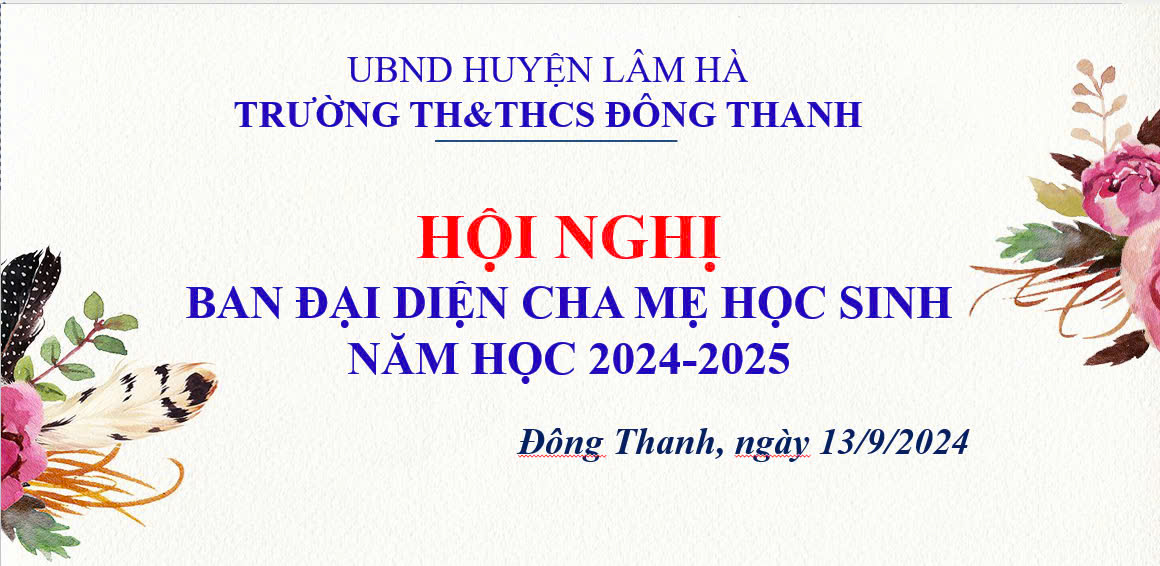 Hội Nghị Ban Đại Diện Cha Mẹ Học Sinh