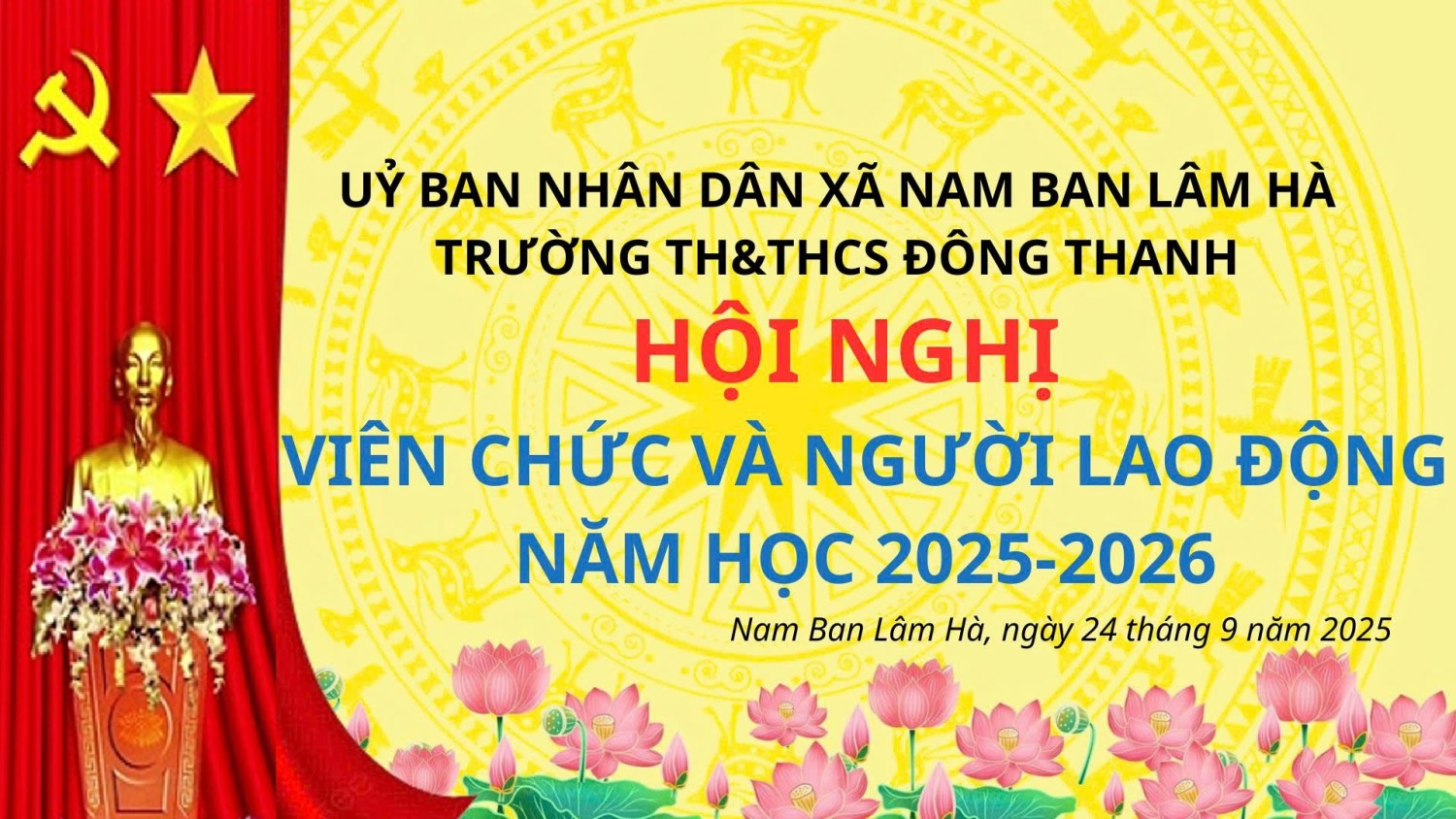 Hội nghị VC-NLĐ năm học 2025-2026